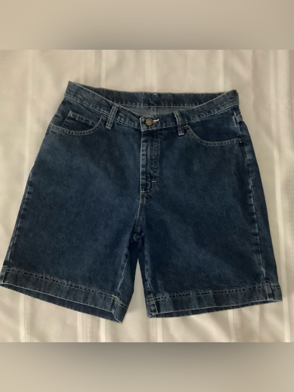 VTG Riders by Lee High Waisted Denim Bermuda Shorts 10 M
